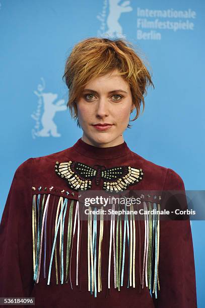 Actress Greta Gerwig attends the 'Maggie's Plan' photo call during the 66th Berlinale International Film Festival Berlin at Grand Hyatt Hotel on...