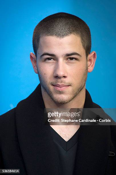 Actor Nick Jonas attends the 'Goat' photo call during the 66th Berlinale International Film Festival Berlin at Grand Hyatt Hotel on February 17, 2016...