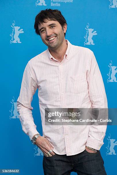 Direct Andrew Neel attends the 'Goat' photo call during the 66th Berlinale International Film Festival Berlin at Grand Hyatt Hotel on February 17,...