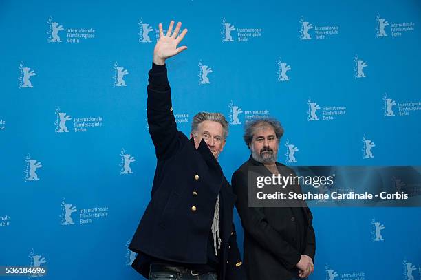 Directors Benoit Delepine and Gustave Kerven attend the 'Saint Amour' photo call during the 66th Berlinale International Film Festival Berlin at...