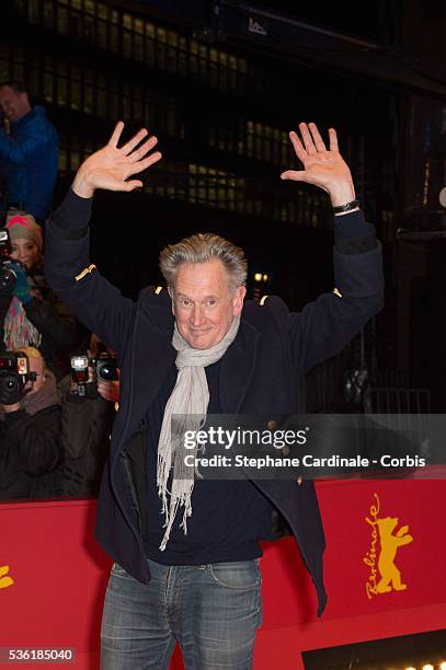 Director Benoit Delepine attends the 'Saint Amour' premiere during the 66th Berlinale International Film Festival Berlin at Berlinale Palace on...