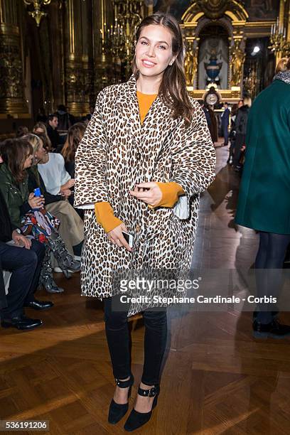Dasha Zhukova attends the Stella McCartney show as part of the Paris Fashion Week Womenswear Fall/Winter 2016/2017 on March 7, 2016 in Paris, France.