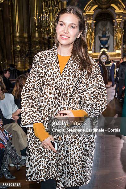 Dasha Zhukova attends the Stella McCartney show as part of the Paris Fashion Week Womenswear Fall/Winter 2016/2017 on March 7, 2016 in Paris, France.