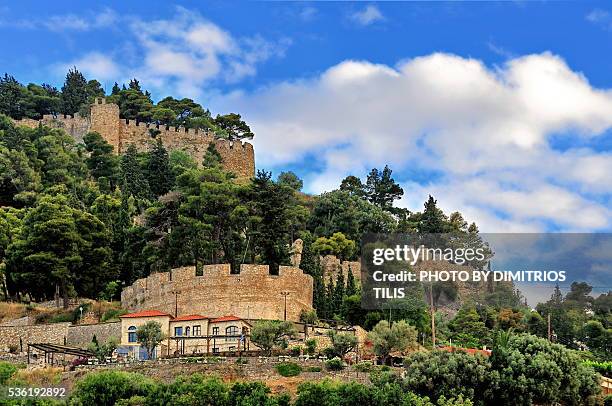 nafpaktos castle - lepanto stock pictures, royalty-free photos & images