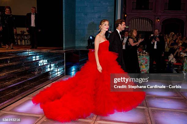 Beatrice Casiraghi and Pierre Casiraghi attend The 62nd Rose Ball To Benefit The Princess Grace Foundation at Sporting Monte-Carlo on March 19, 2016...