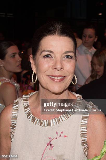 Princess Caroline of Hanover attends The 62nd Rose Ball To Benefit The Princess Grace Foundation at Sporting Monte-Carlo on March 19, 2016 in...