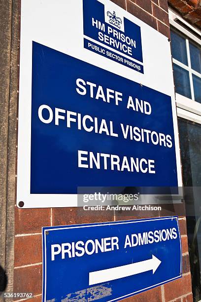 Prisoner Guide Sign 18 Hm Prison Askham Grange Stock Photos, High-Res Pictures, and Images ...