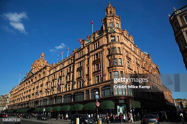 Harrods department store in the exclusive area of Knightsbridge. In a selected few boroughs of West London, wealth has changed over the last couple...