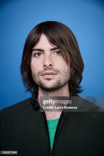 Director Robert Schwartzman poses for a portrait at the Tribeca Film Festival on April 15, 2016 in New York City.