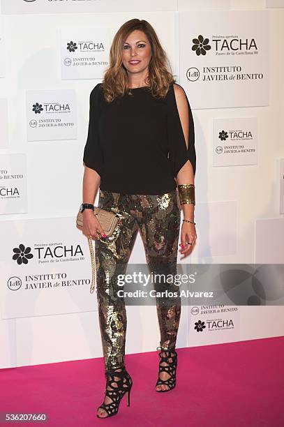 Raquel Rodriguez attends Tacha Beauty and Javier De Benito Institute party at the Santa Coloma Palace on May 31, 2016 in Madrid, Spain.