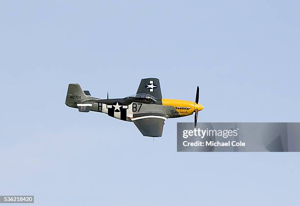 "Ferocious Frankie" a 1944 P-51D Mustang with a 1760 horsepower Merlin engine and top speed of 505 mph