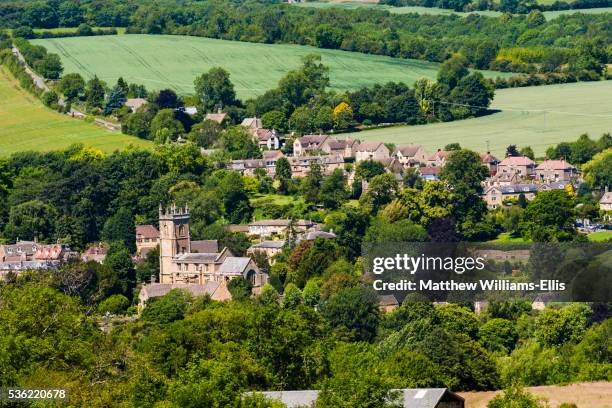 st. peter and st. paul church in blockley, a traditional village in the cotswolds, gloucestershire, england, united kingdom, europe - blockley stock pictures, royalty-free photos & images