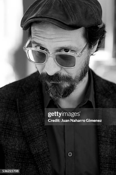 Spanish actor Fele Martinez poses during a portrait session during promotion of the film 'Nuestros Amantes' on May 31, 2016 in Madrid, Spain.