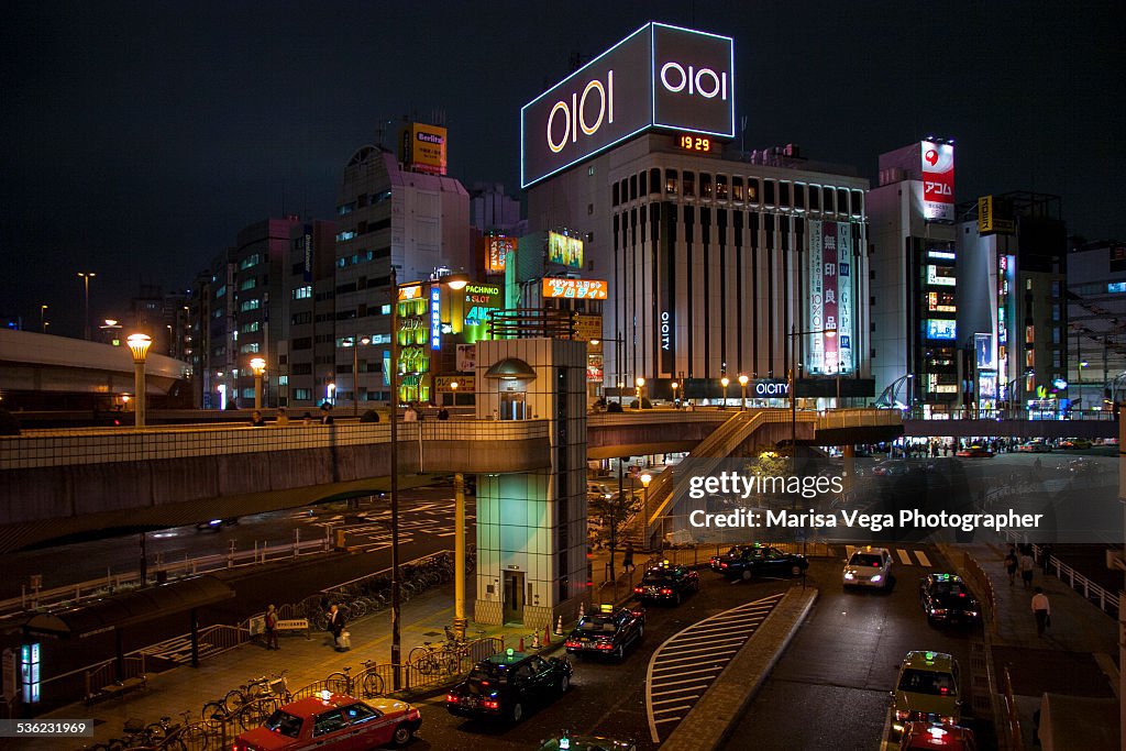 Night view of Ueno