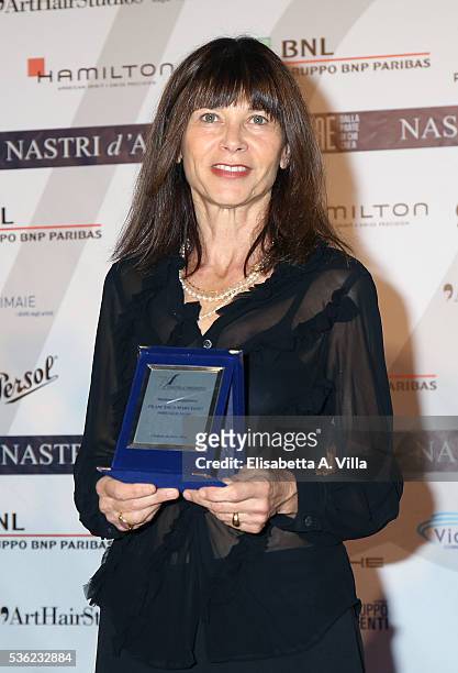 Francesca Marciano attends Nastri D'Argento 2016 Award Nominations at Maxxi on May 31, 2016 in Rome, Italy.