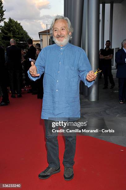 Leo Gullotta attends Nastri D'Argento 2016 Award Nominations on May 31, 2016 in Rome, Italy.