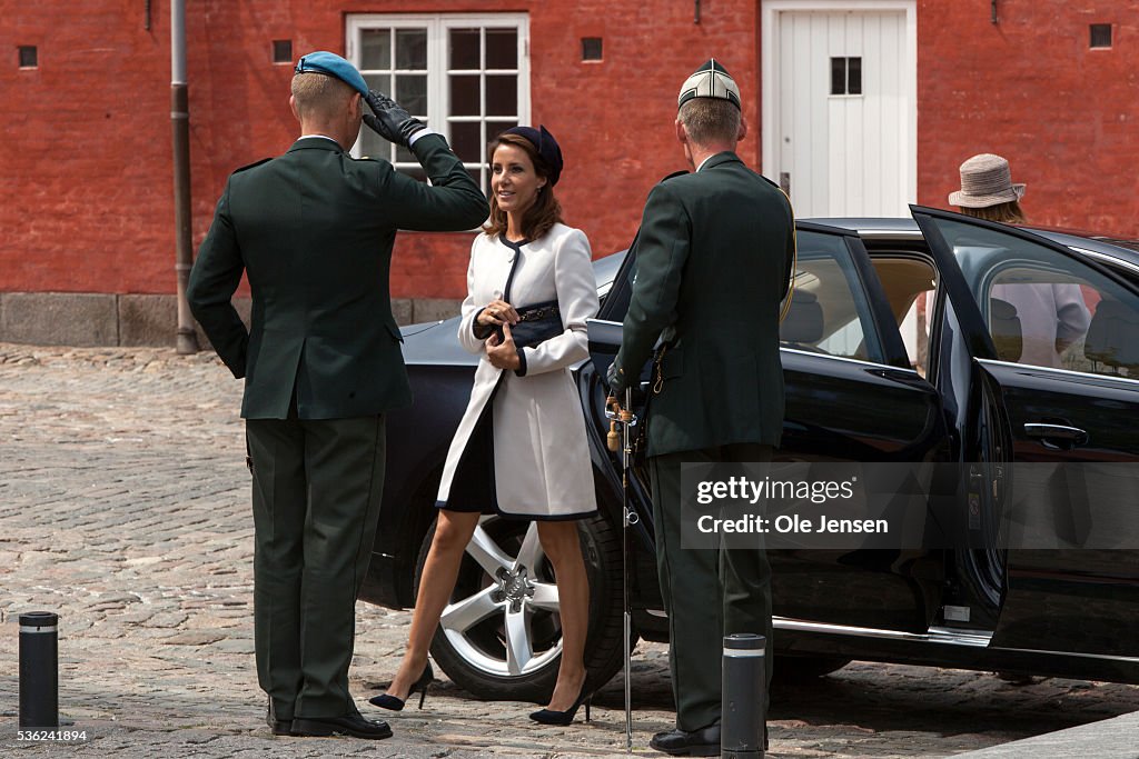 Danish Princess Marie Attends UN International Peacekeepers Day in Copenhagen.