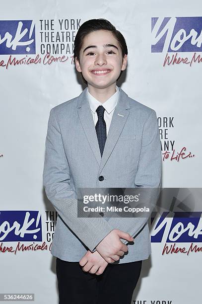 Actor Joshua Colley attends "You're A Good Man, Charlie Brown" Opening Night - After Party at Dylan's Candy Bar on May 31, 2016 in New York City.