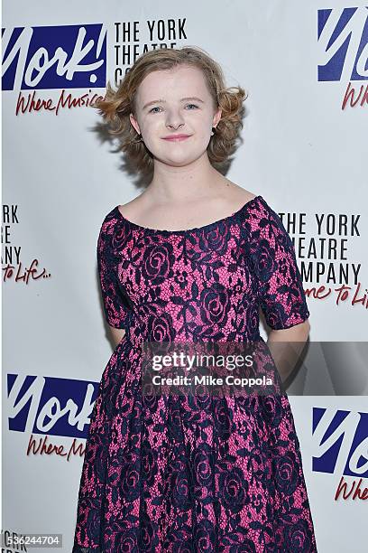 Actor Milly Shapiro attends "You're A Good Man, Charlie Brown" Opening Night - After Party at Dylan's Candy Bar on May 31, 2016 in New York City.