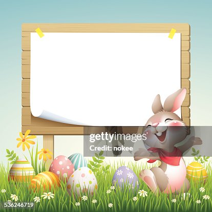 Smiley Bunny - Easter Billboard Smiley Bunny - Easter Billboard