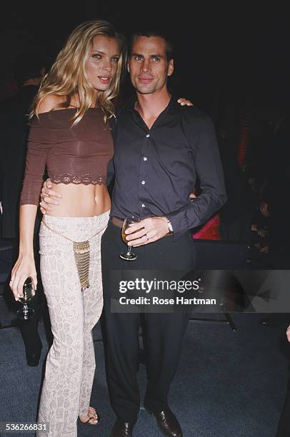 Spanish actress and model Esther Canadas and her husband, Dutch model Mark Vanderloo, attend the Valentino CFDA Lifetime Achievement Award party,...