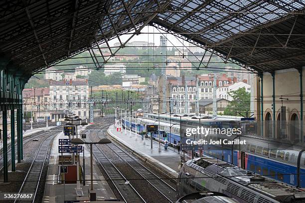 gare de lyon-perrache in lyon, france - tramway de lyon stock pictures, royalty-free photos & images