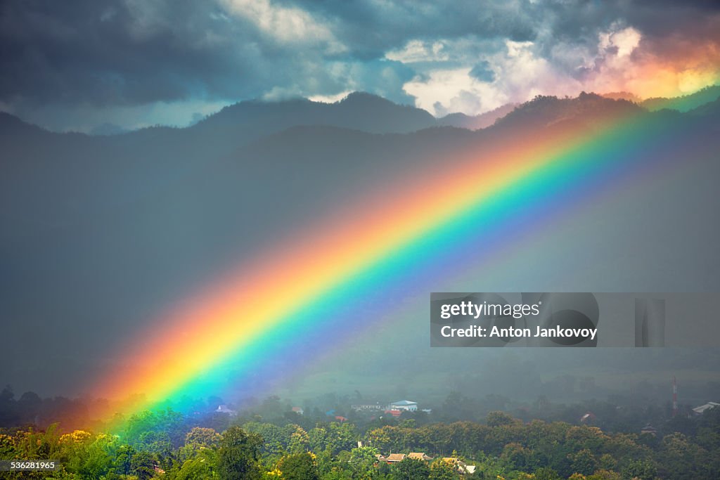 Rainbow after the rain