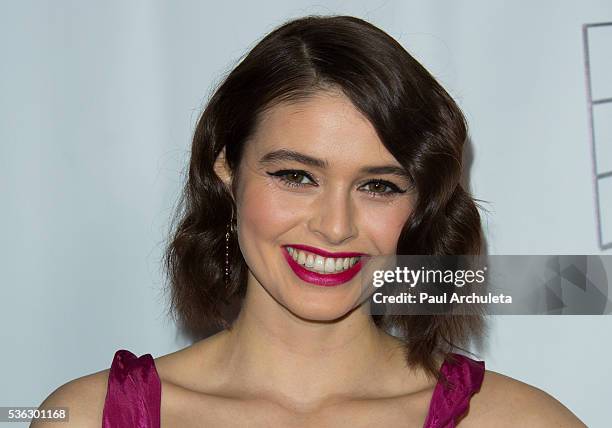 Actress Madeleine Coghlan attends the opening night of "42nd Street" at the Pantages Theatre on May 31, 2016 in Hollywood, California.