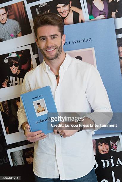 Pelayo Diaz presents his book 'Indomable' on May 31, 2016 in Madrid, Spain.