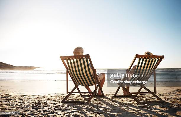 the perfect day - deckchair stock pictures, royalty-free photos & images