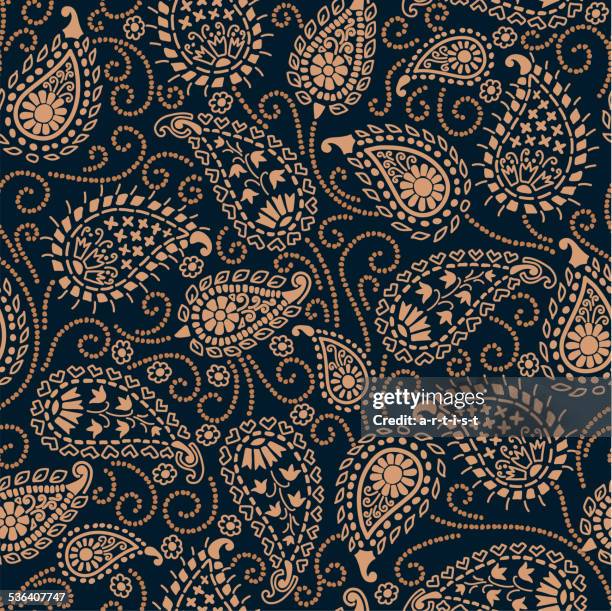 ilustraciones, imágenes clip art, dibujos animados e iconos de stock de paisley_pattern - paisley pattern