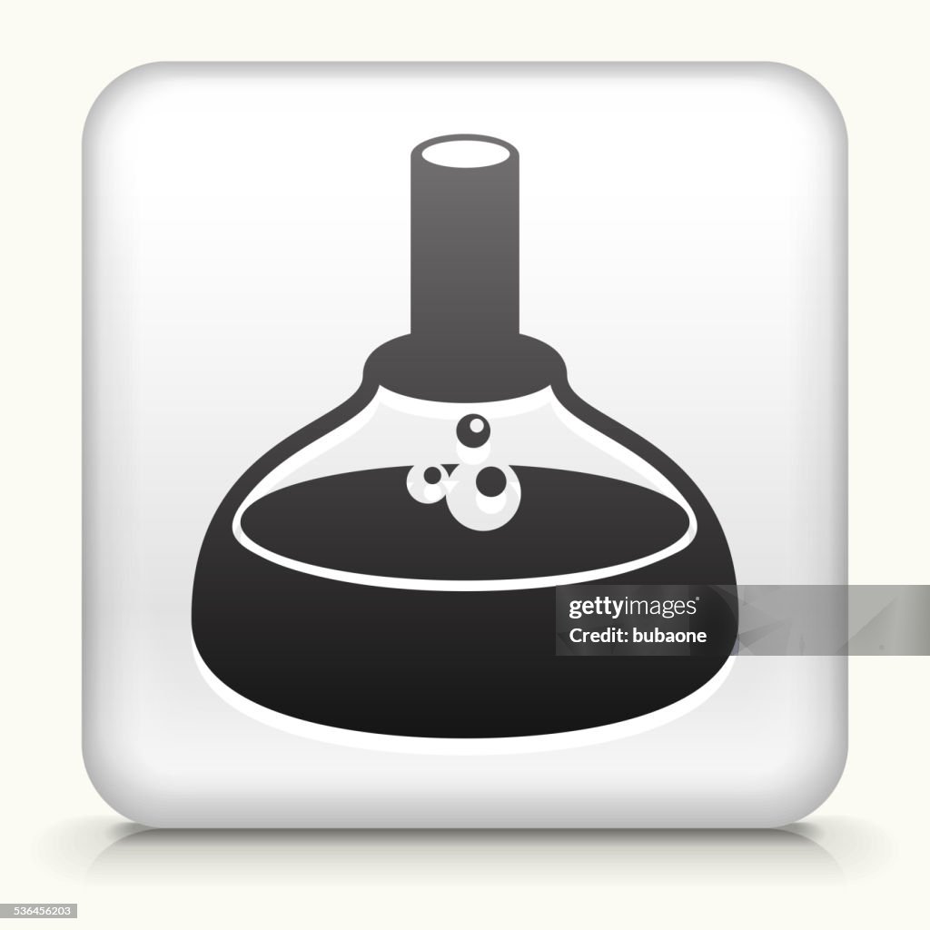 Square Button with Beer Fermentation Tank