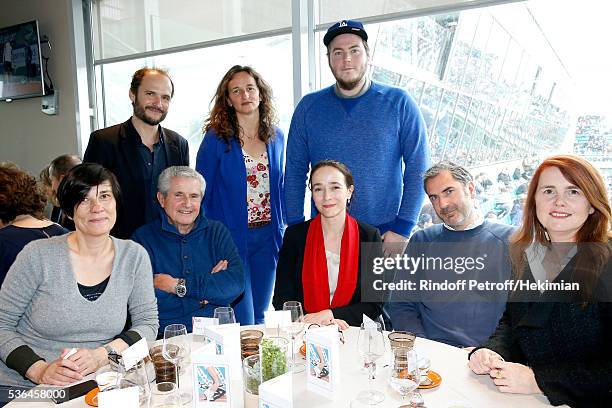 Directors Catherine Corsini, Thomas Lilti, Claude Lelouch, Julie Bertuccelli, President of France Television, Delphine Ernotte, directors Igor...