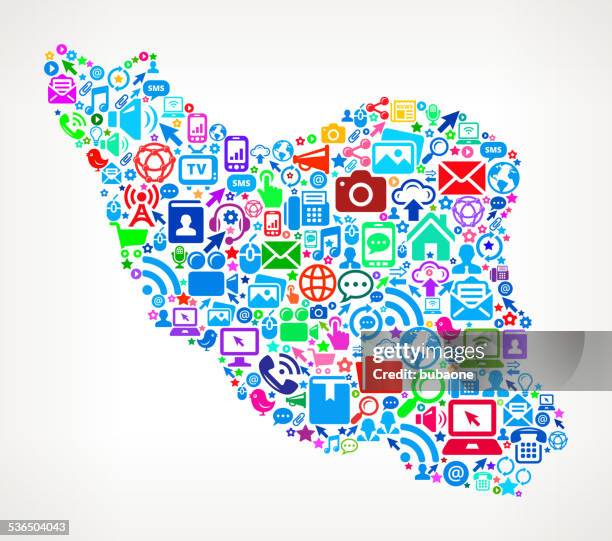 iran technology and internet royalty free vector art pattern - arabic man vector stock illustrations