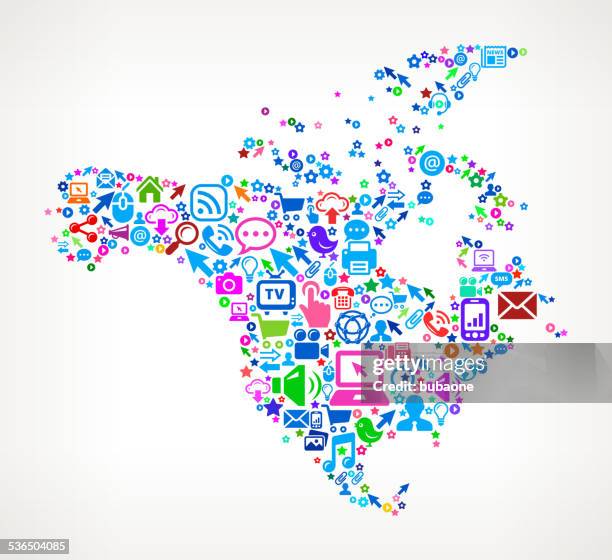 north america technology and internet royalty free vector art pattern - mexican businessman stock illustrations