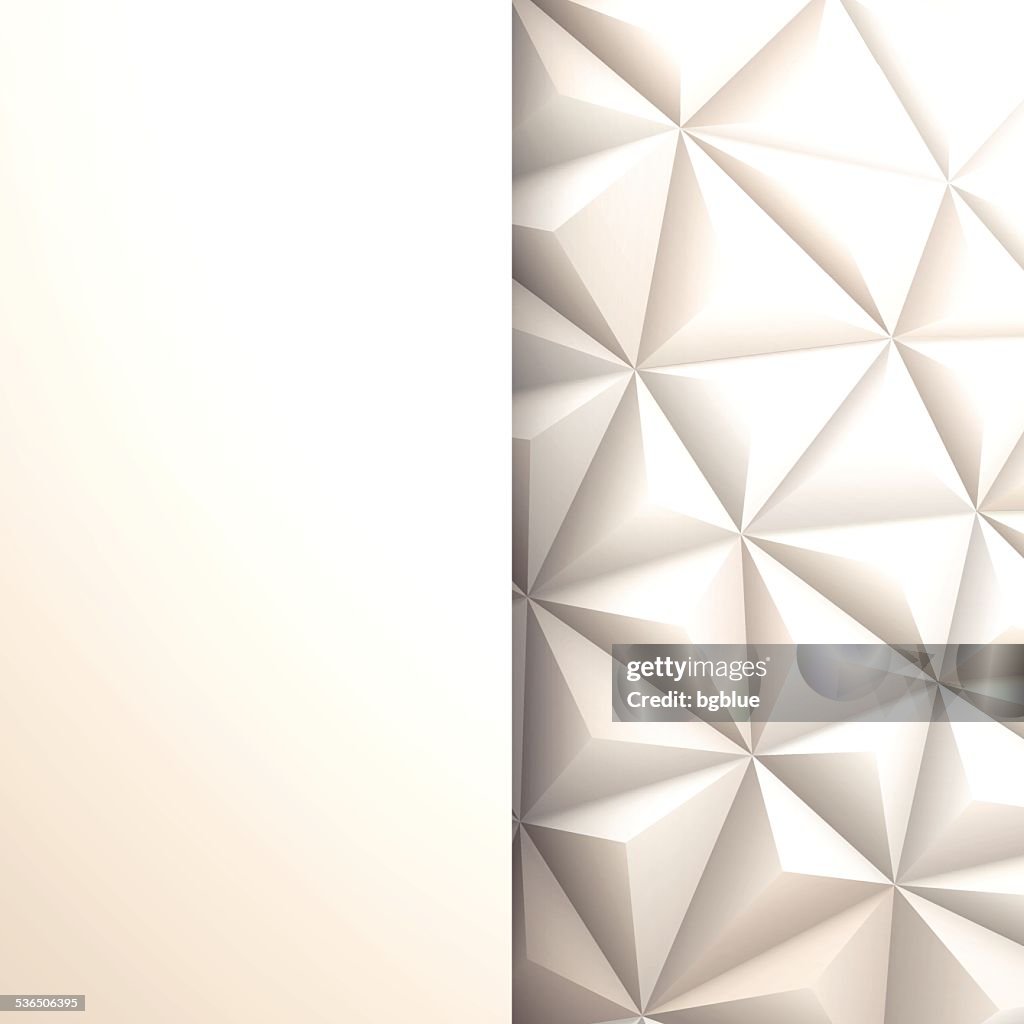 Abstract Polygonal Background for Design - Low Poly, Geometric Vector