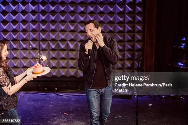 Comedian Gad Elmaleh is photographed for Paris Match on April 20, 2016 in New York City.