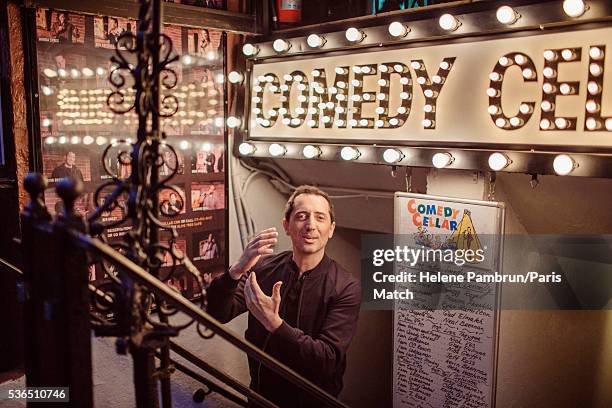 Comedian Gad Elmaleh is photographed for Paris Match on April 20, 2016 in New York City.