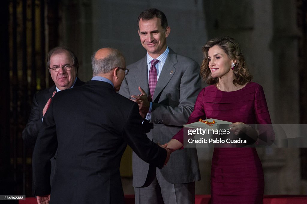 Spanish Royals Attend 'National Culture Awards' in Palencia