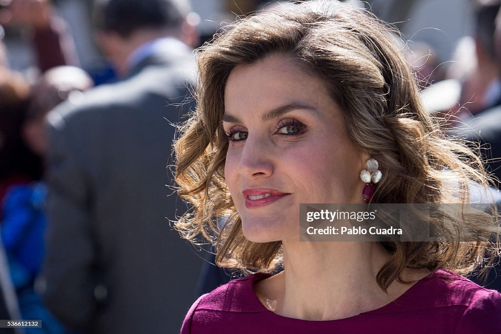 Spanish Royals Attend 'National Culture Awards' in Palencia