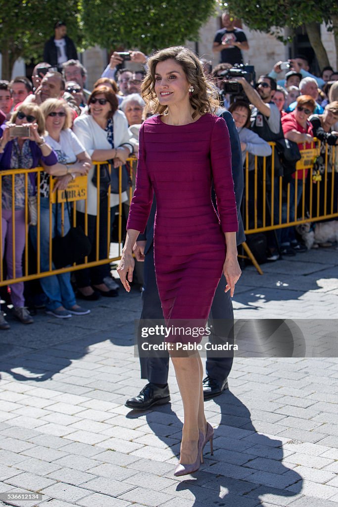 Spanish Royals Attend 'National Culture Awards' in Palencia