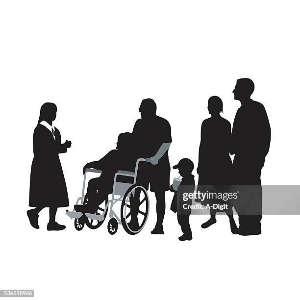 convalescence - paraplegic stock illustrations