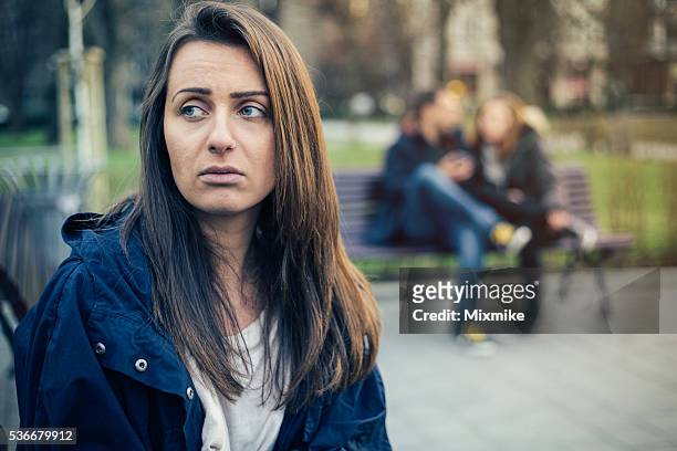 depression - social exclusion stock pictures, royalty-free photos & images