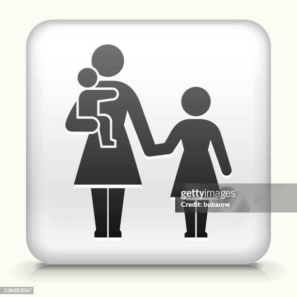 square button with relationship problems royalty free vector art - parents arguing stock illustrations