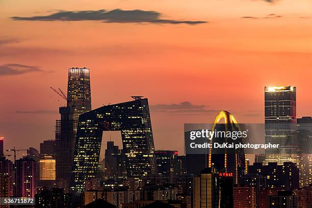 beijing - cctv headquarters stock pictures, royalty-free photos & images