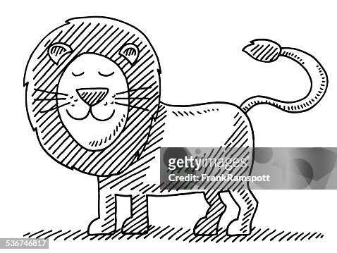 37 Simple Lion Drawing Photos and Premium High Res Pictures - Getty Images