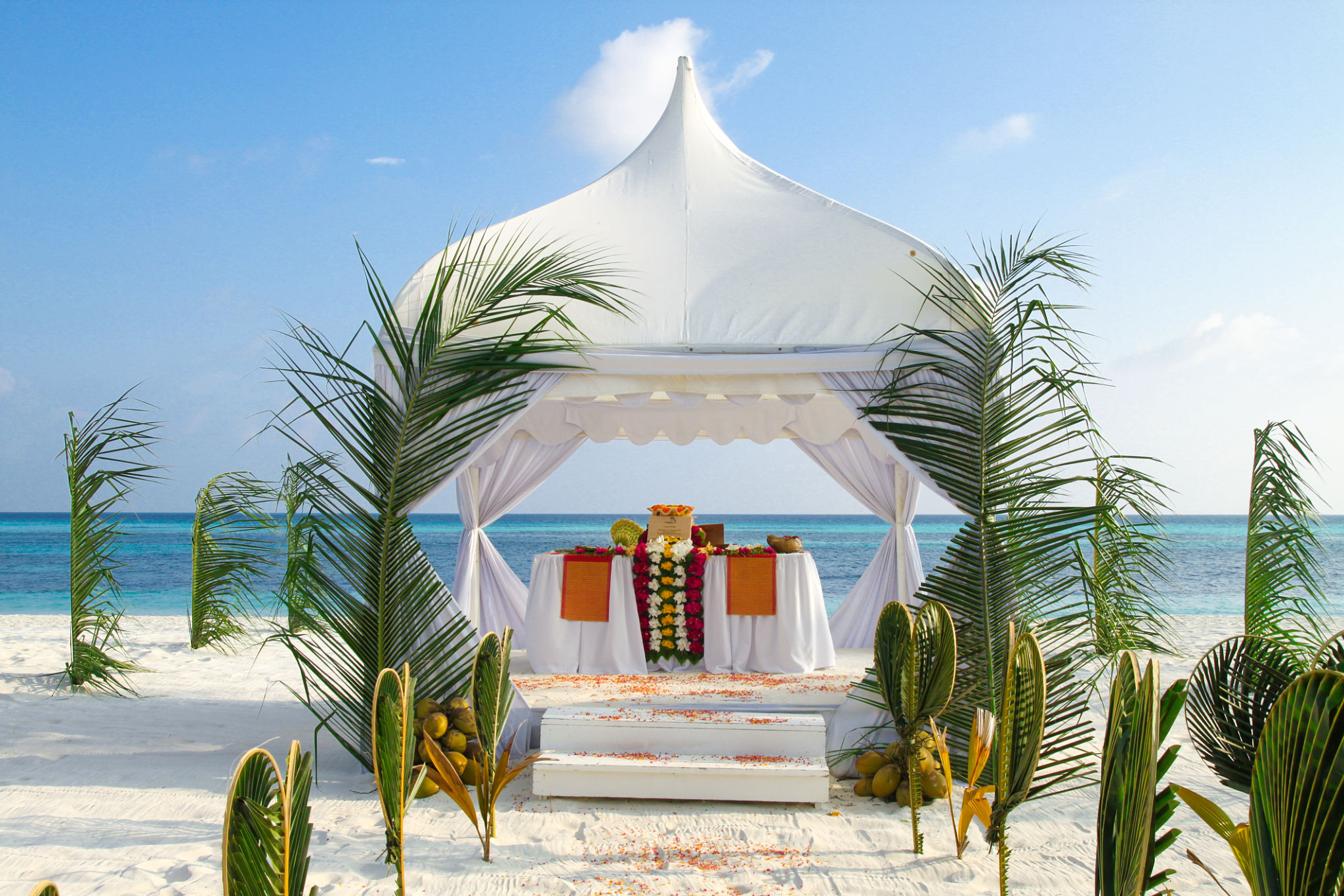 Beach Wedding Pavilion by the Ocean Beach Wedding Pavilion by the Ocean