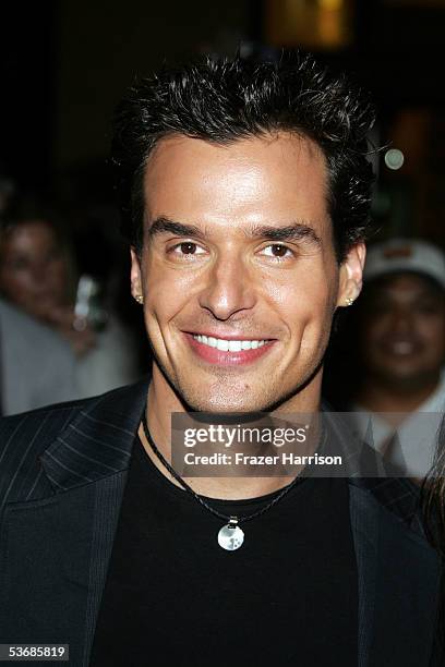 Actor Antonio Sabato Jr. Arrives at the 2005 World Music Awards at the Kodak Theatre on August 31, 2005 in Hollywood, California.