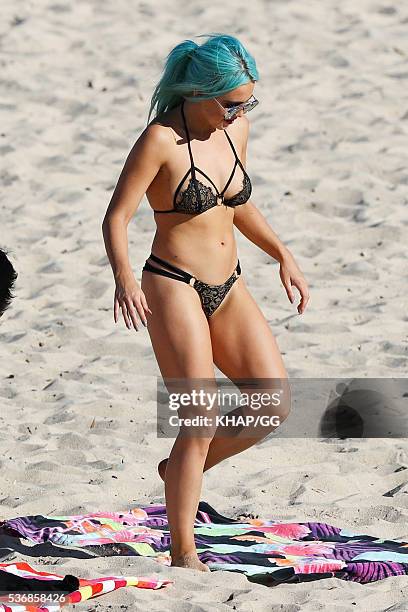 Tigerlily is seen at Coogee Beach on May 3, 2016 in Sydney, Australia.