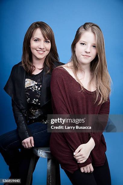 Director Domenica Camerson-Scorsese and actress Francesca Scorsese pose for a portrait at the Tribeca Film Festival on April 16, 2016 in New York...